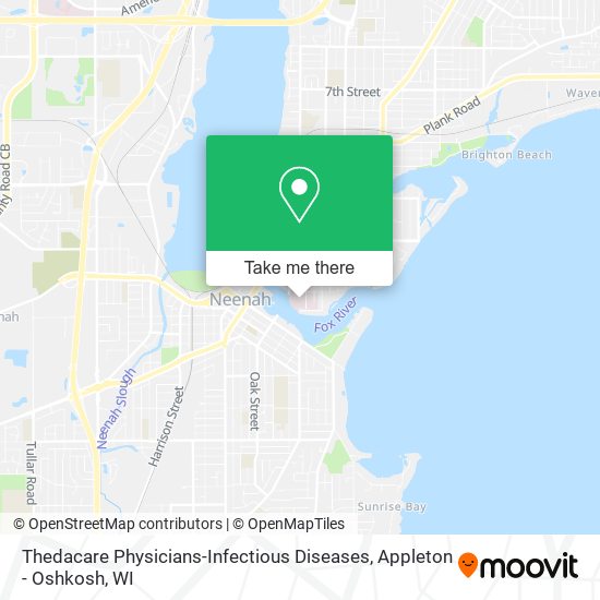 Thedacare Physicians-Infectious Diseases map