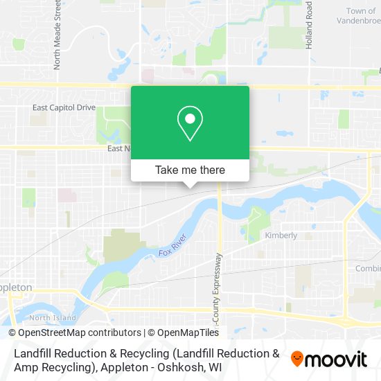 Landfill Reduction & Recycling map