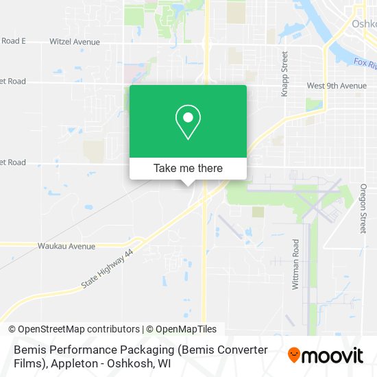 Mapa de Bemis Performance Packaging (Bemis Converter Films)