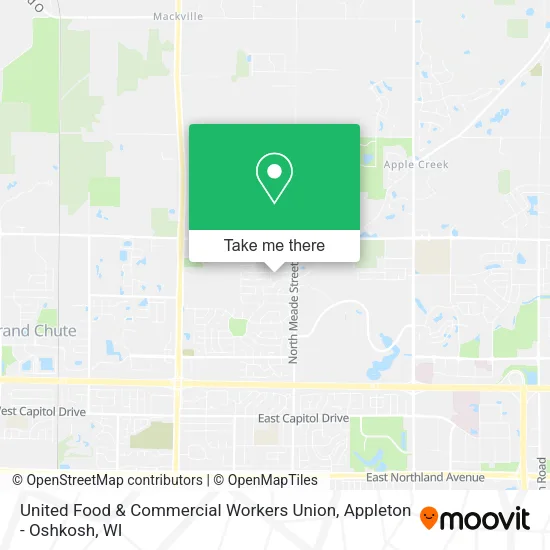 Mapa de United Food & Commercial Workers Union