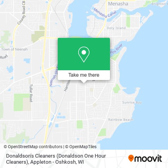 Donaldson's Cleaners (Donaldson One Hour Cleaners) map