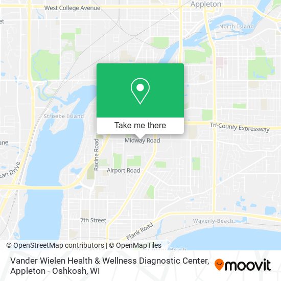 Vander Wielen Health & Wellness Diagnostic Center map