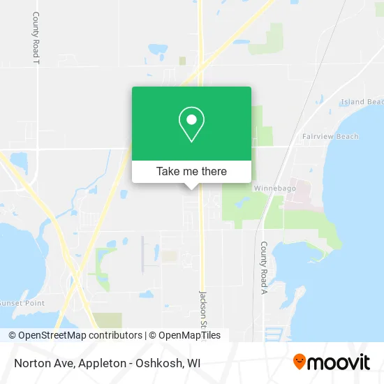 Mapa de Norton Ave
