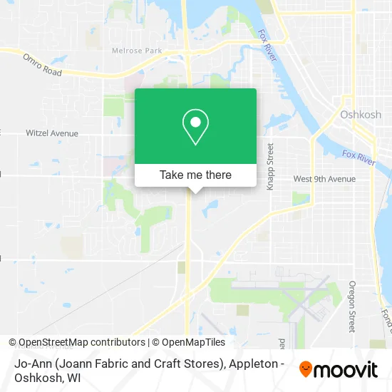 Mapa de Jo-Ann (Joann Fabric and Craft Stores)