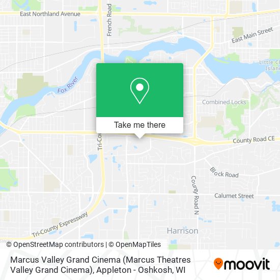 Mapa de Marcus Valley Grand Cinema