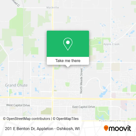 201 E Benton Dr map