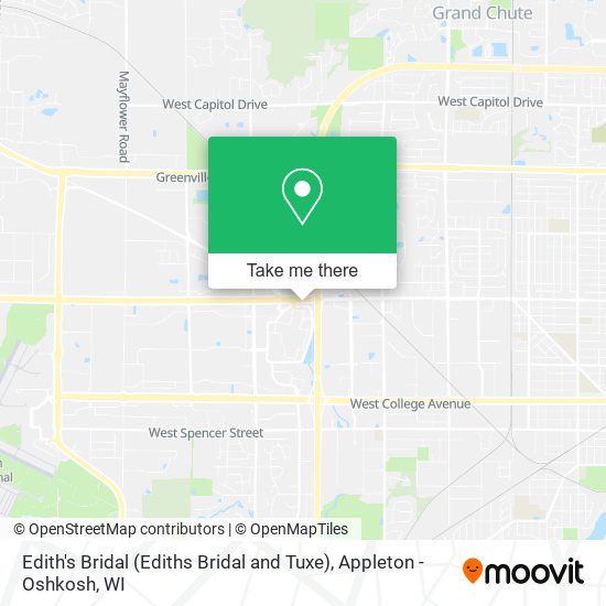 Edith's Bridal (Ediths Bridal and Tuxe) map