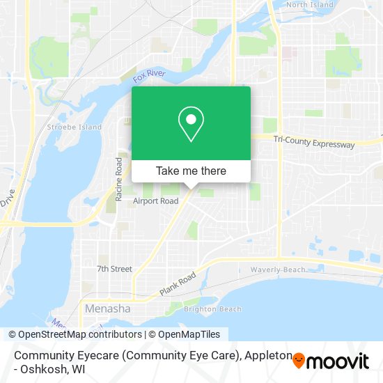 Mapa de Community Eyecare (Community Eye Care)
