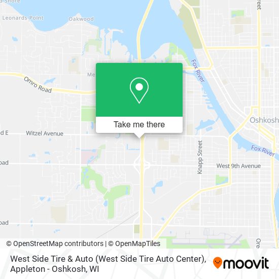 West Side Tire & Auto map