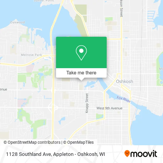 1128 Southland Ave map