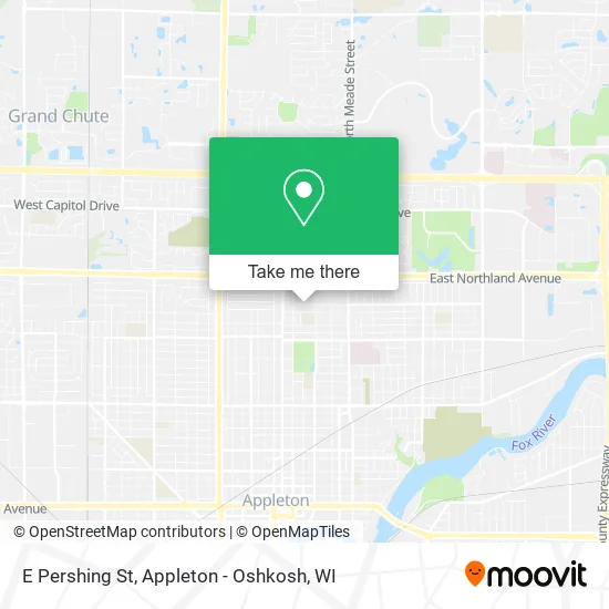 Mapa de E Pershing St
