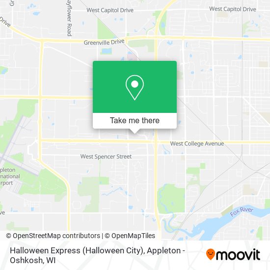 Halloween Express (Halloween City) map