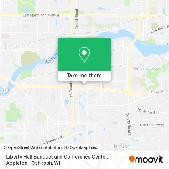 Liberty Hall Banquet and Conference Center map