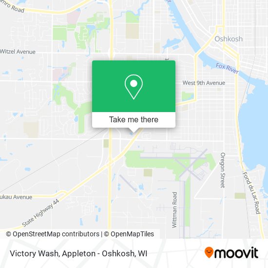 Victory Wash map