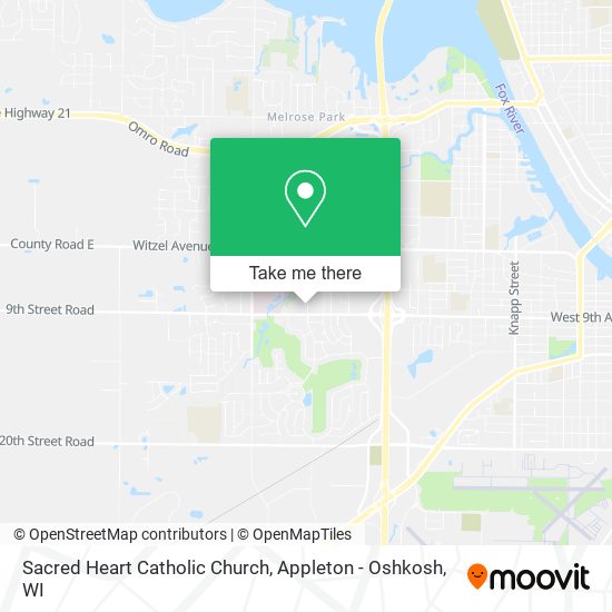Sacred Heart Catholic Church map