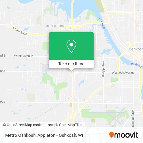 Metro Oshkosh map