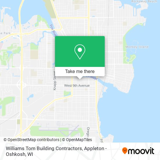 Williams Tom Building Contractors map