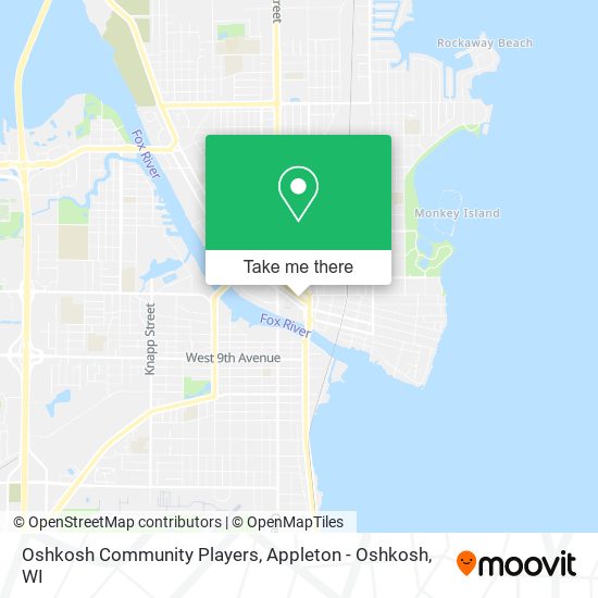 Mapa de Oshkosh Community Players