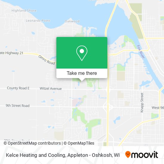 Kelce Heating and Cooling map