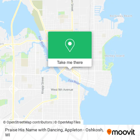 Praise His Name with Dancing map