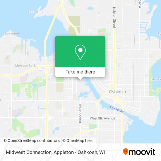 Midwest Connection map