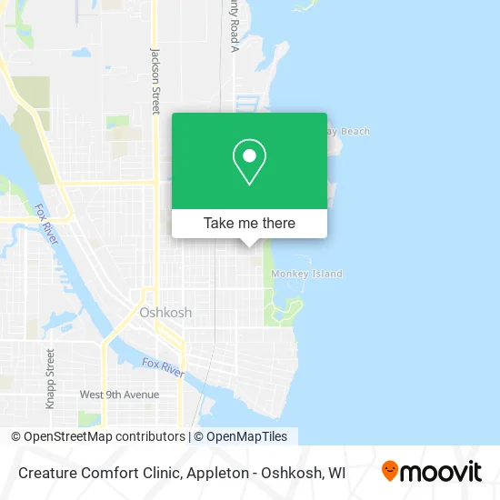 Creature Comfort Clinic map