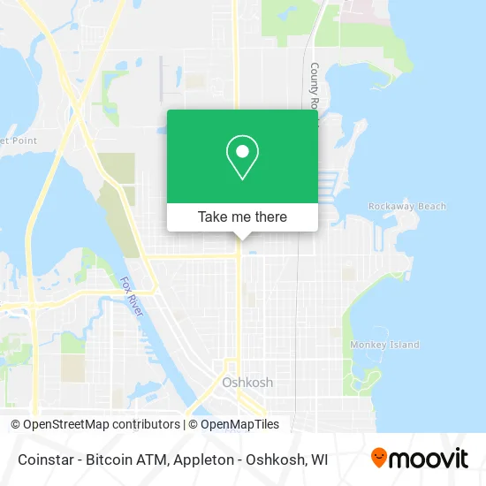 Coinstar - Bitcoin ATM map