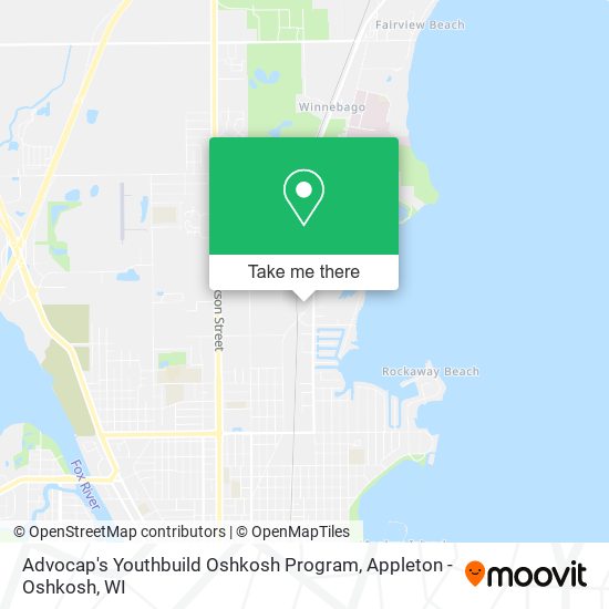 Mapa de Advocap's Youthbuild Oshkosh Program