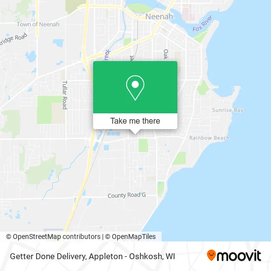 Getter Done Delivery map
