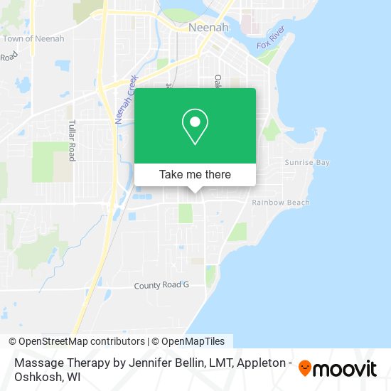 Mapa de Massage Therapy by Jennifer Bellin, LMT