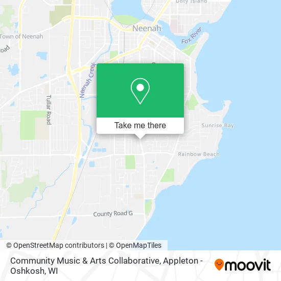 Community Music & Arts Collaborative map