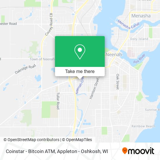 Mapa de Coinstar - Bitcoin ATM