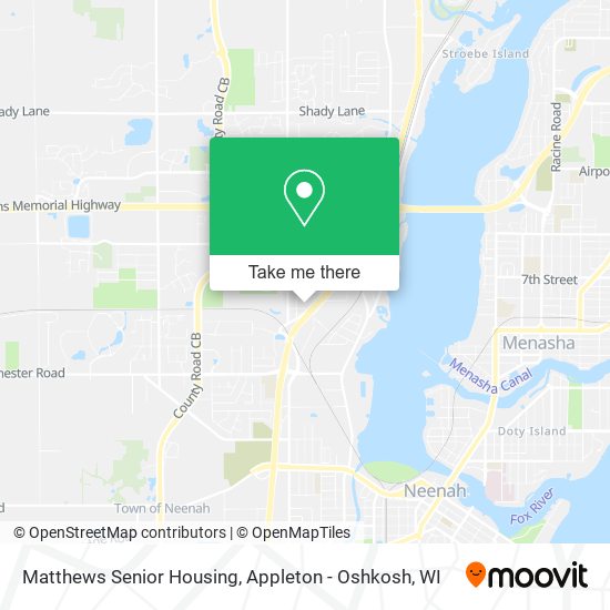 Matthews Senior Housing map
