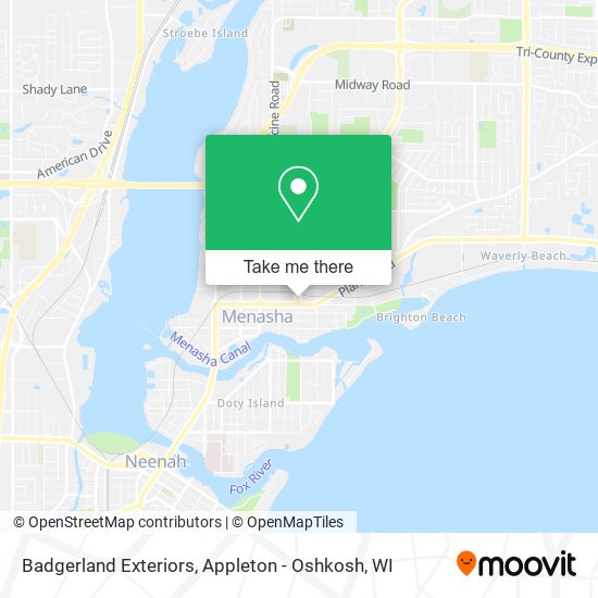 Badgerland Exteriors map