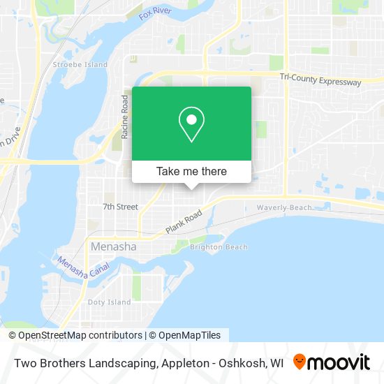 Two Brothers Landscaping map