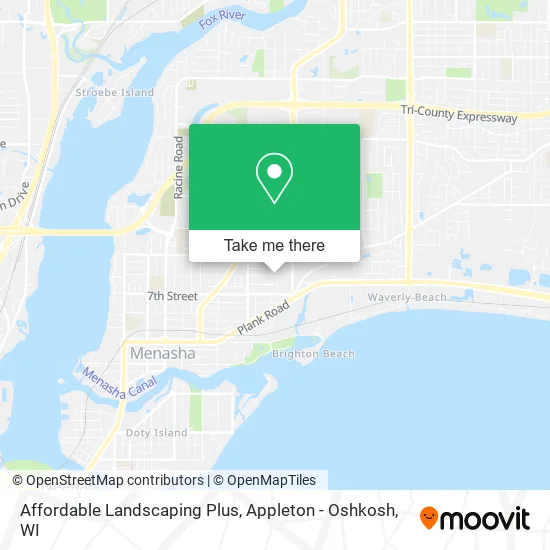 Affordable Landscaping Plus map