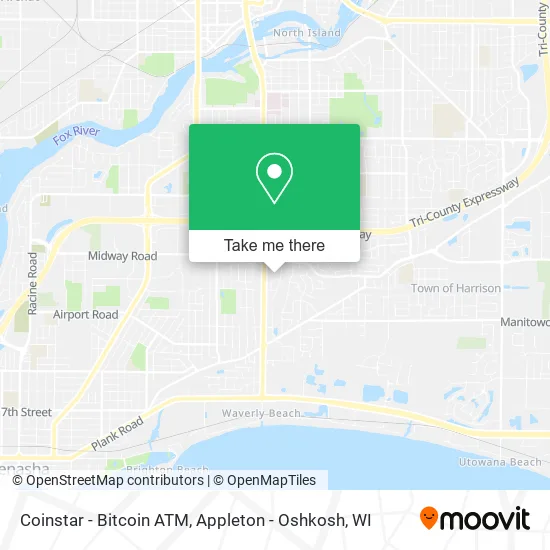 Coinstar - Bitcoin ATM map