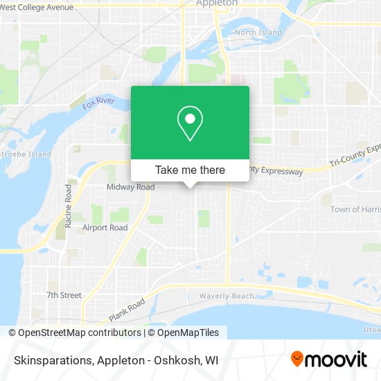 Skinsparations map