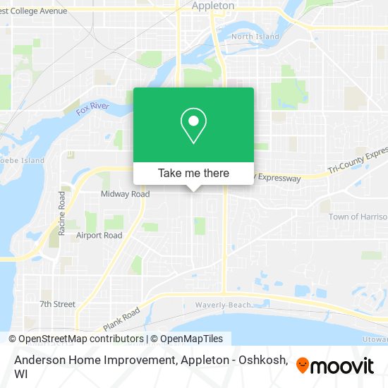 Anderson Home Improvement map