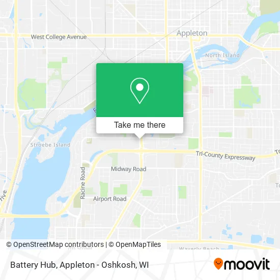 Battery Hub map