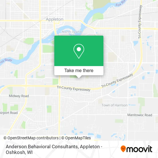 Anderson Behavioral Consultants map