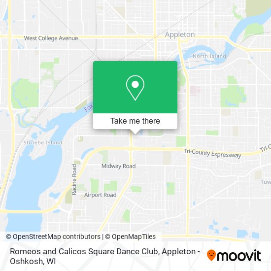 Romeos and Calicos Square Dance Club map