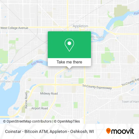 Coinstar - Bitcoin ATM map