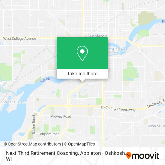 Next Third Retirement Coaching map