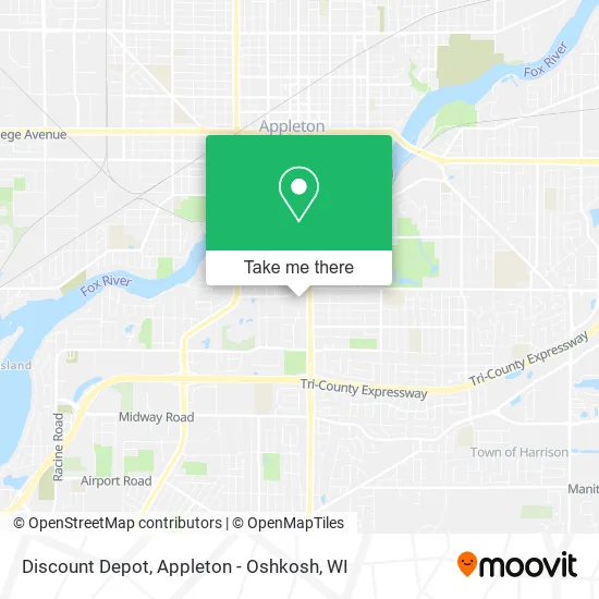 Discount Depot map