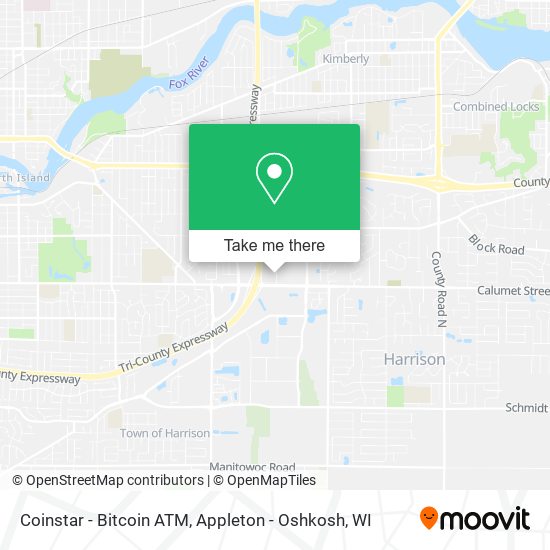 Mapa de Coinstar - Bitcoin ATM