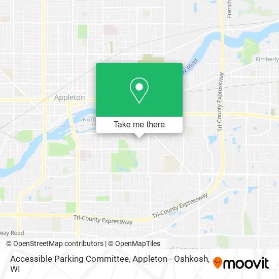 Accessible Parking Committee map
