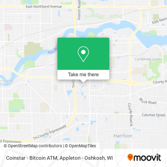 Coinstar - Bitcoin ATM map