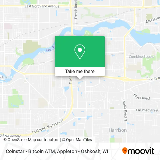 Coinstar - Bitcoin ATM map
