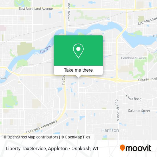 Mapa de Liberty Tax Service